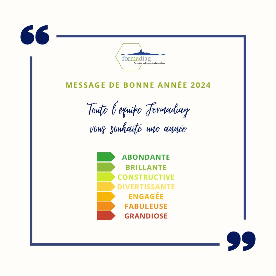 Formadiag vous présente ses meilleurs vœux pour 2024 